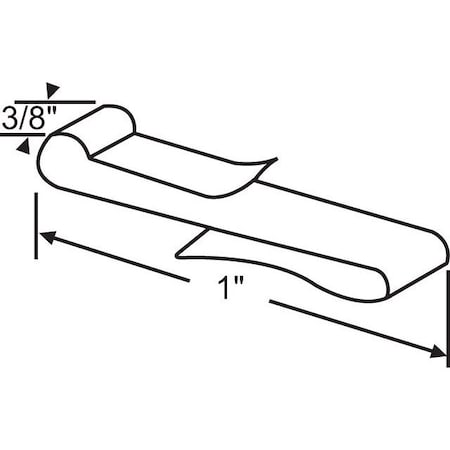 Strybuc Balance Clip 1in Length 62-517HD